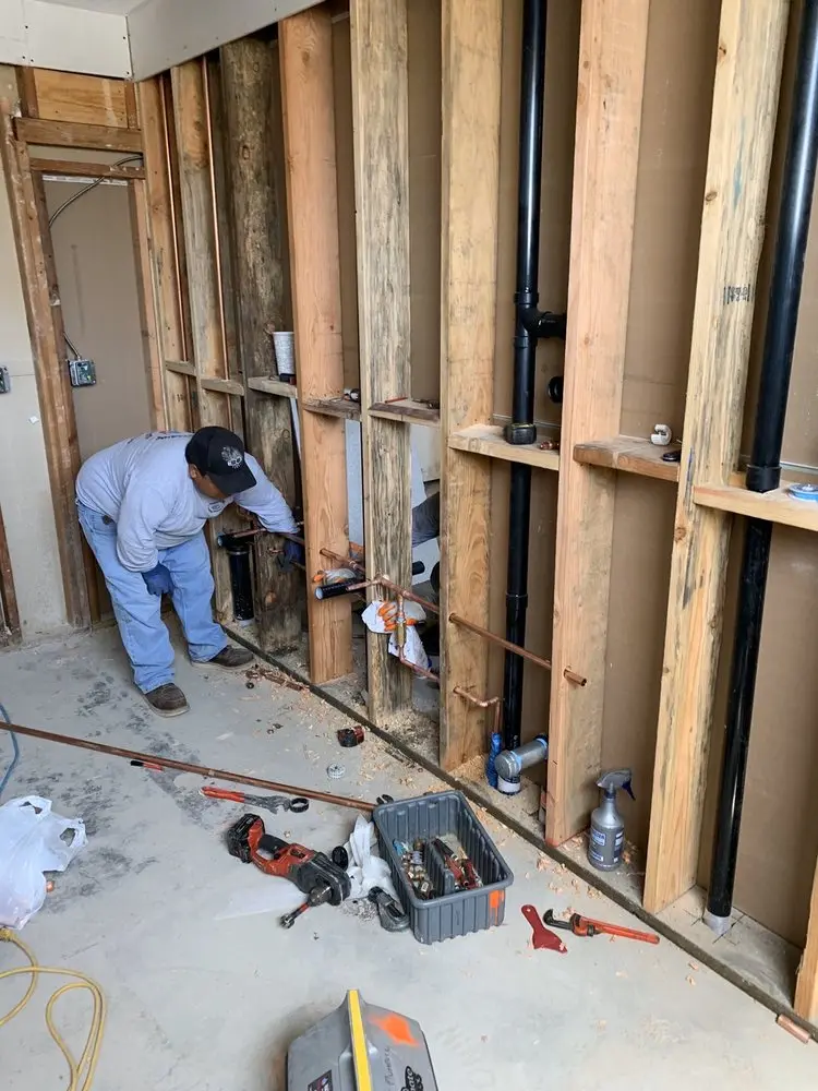 Commercial rough-in plumbing for Water Heater Replacement in Lakeview